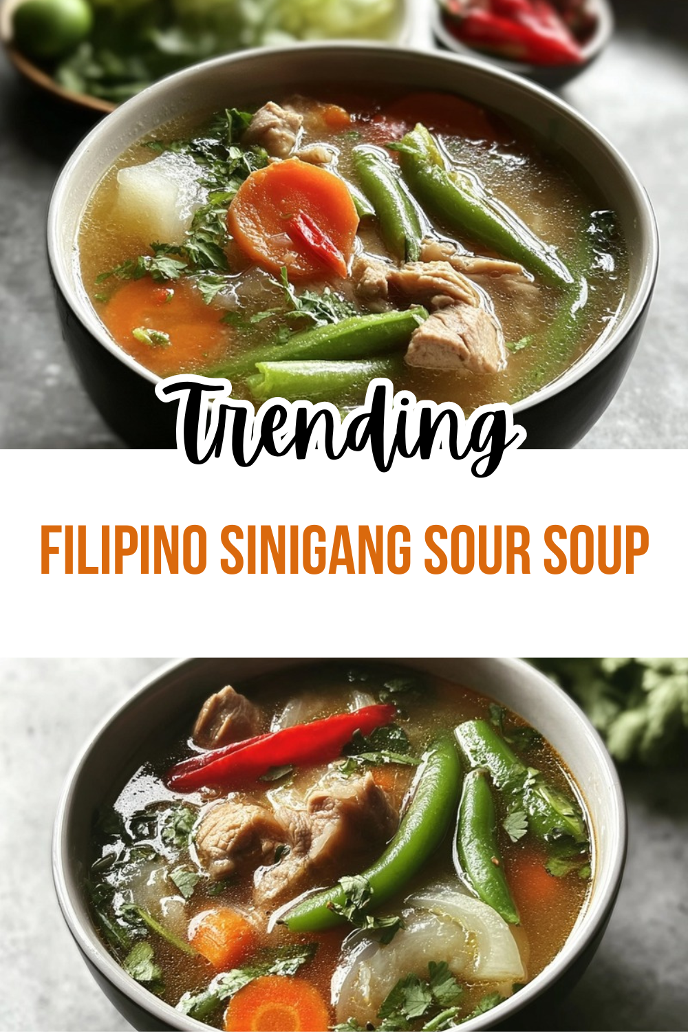 Filipino Sinigang Sour Soup