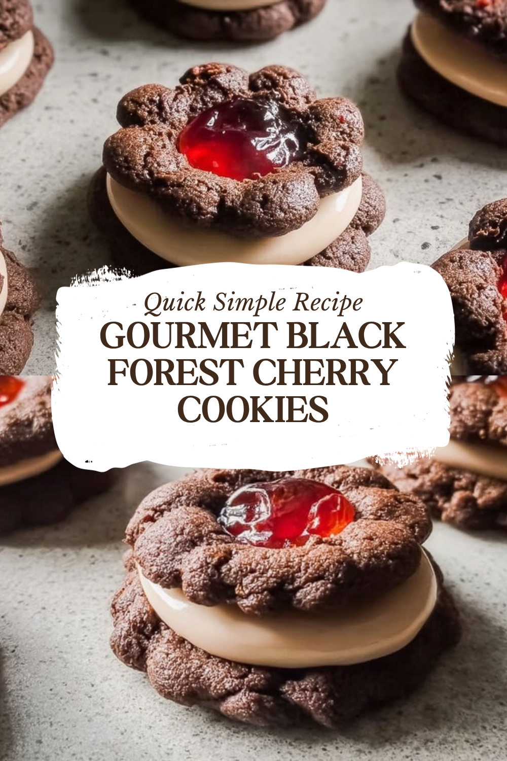 Gourmet Black Forest Cherry Cookies