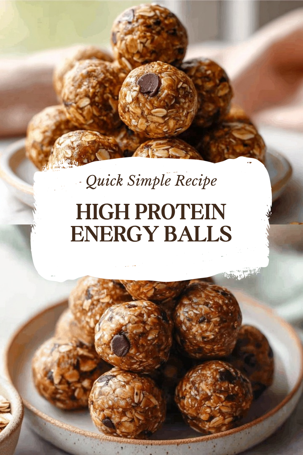 High Protein Energy Balls