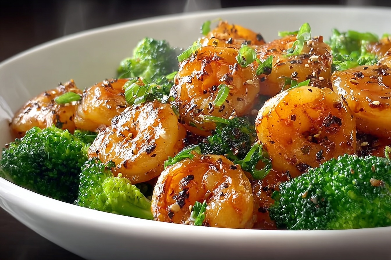 High-Protein Honey Garlic Shrimp