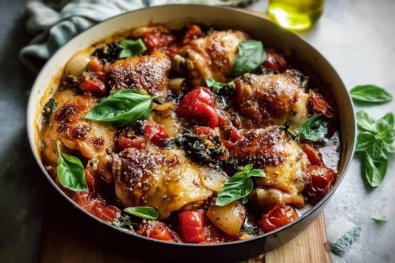 Italian Braised One Pot Chicken