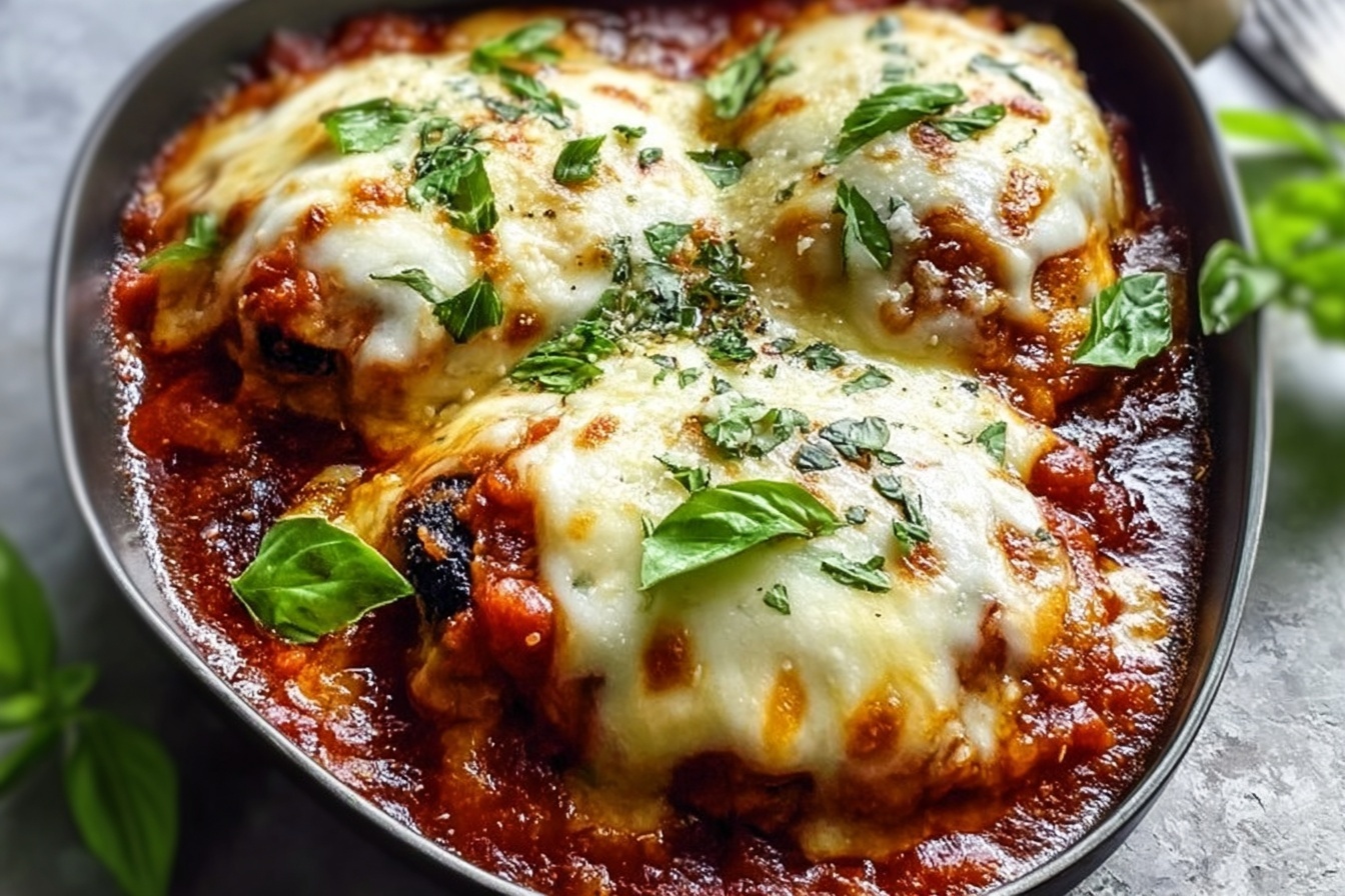 Low Carb Chicken Parmigiana