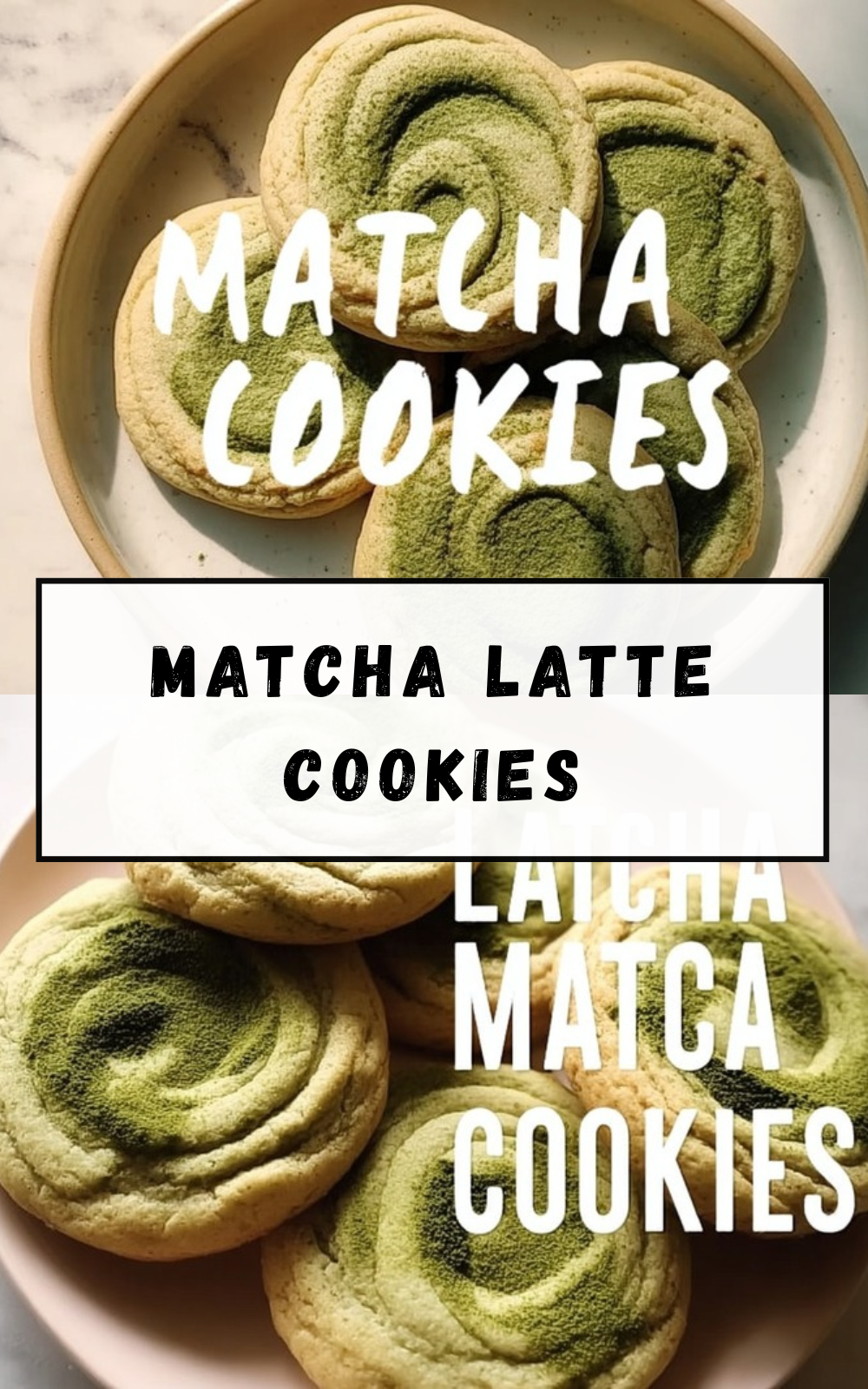 Matcha Latte Cookies