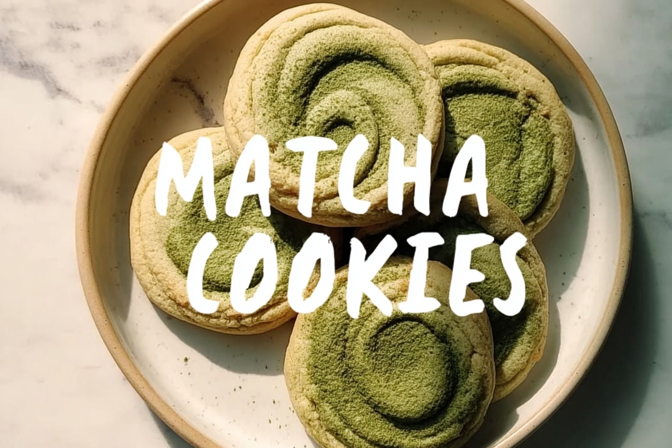 Matcha Latte Cookies