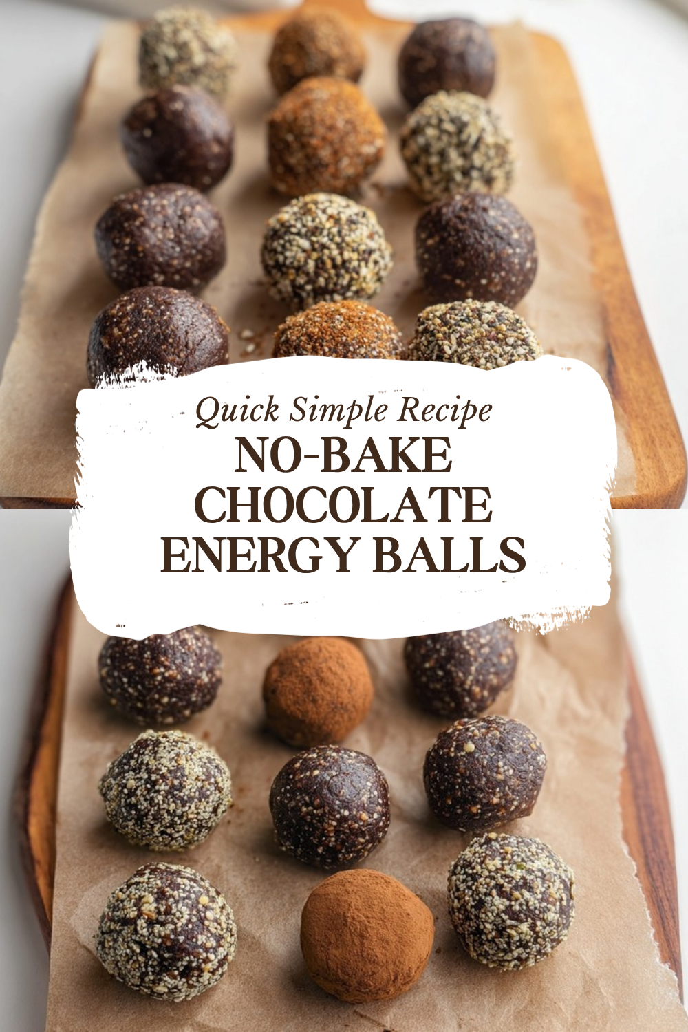 No-Bake Chocolate Energy Balls
