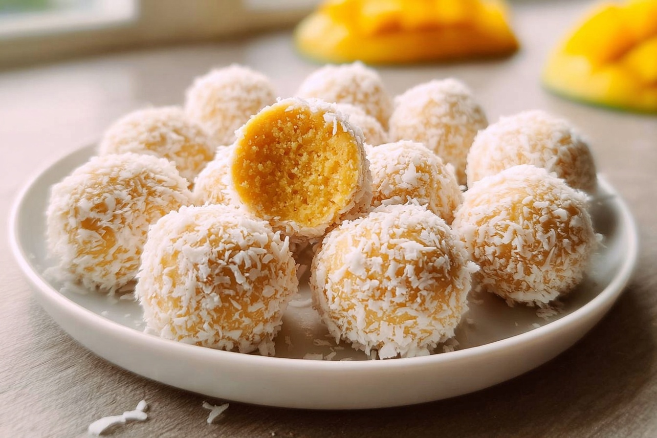No Bake Mango Truffles Recipe