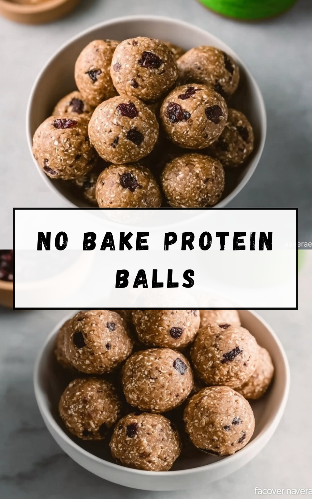 No Bake Protein Balls