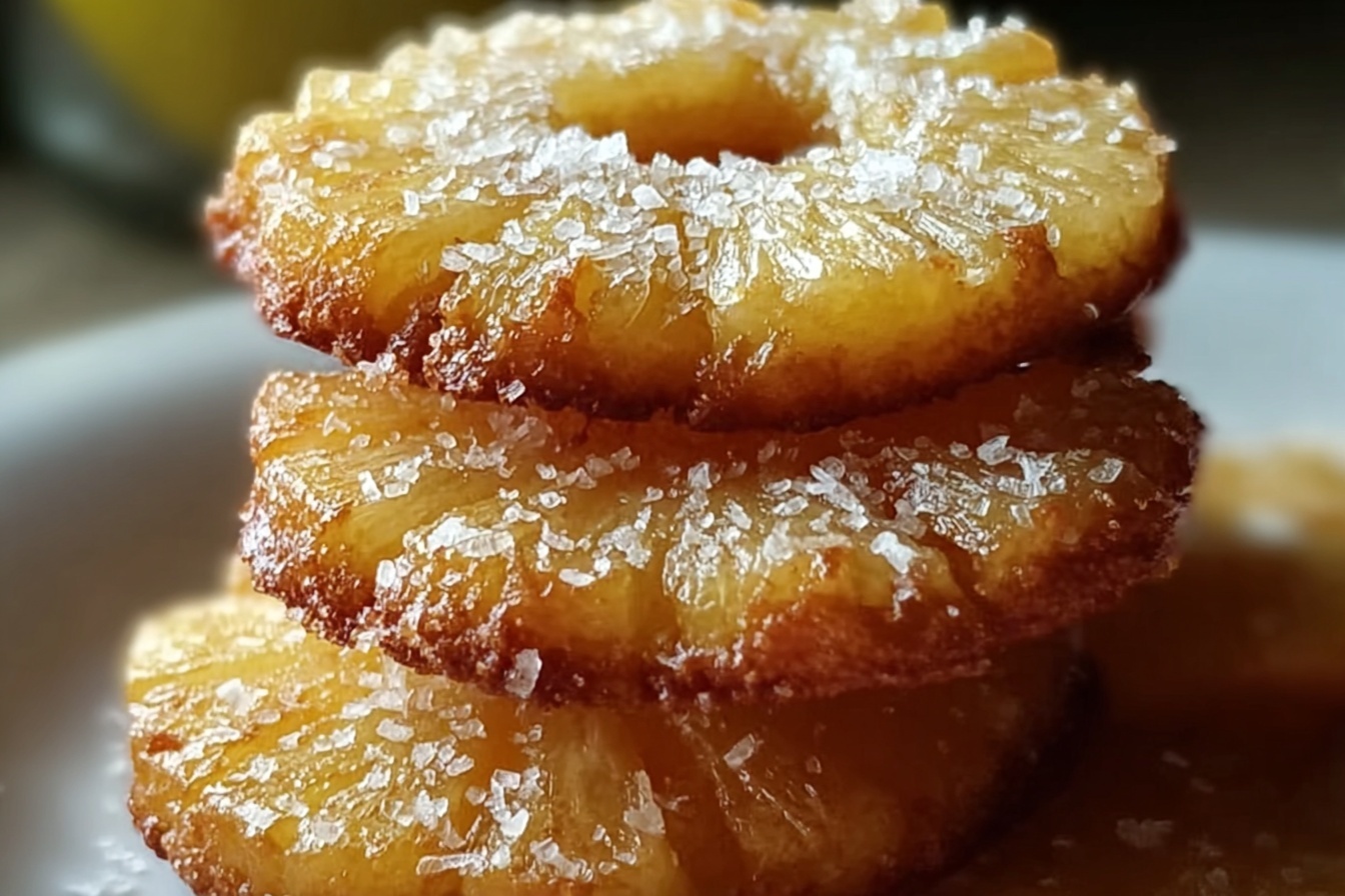 Pineapple Upside Down Sugar Cookies