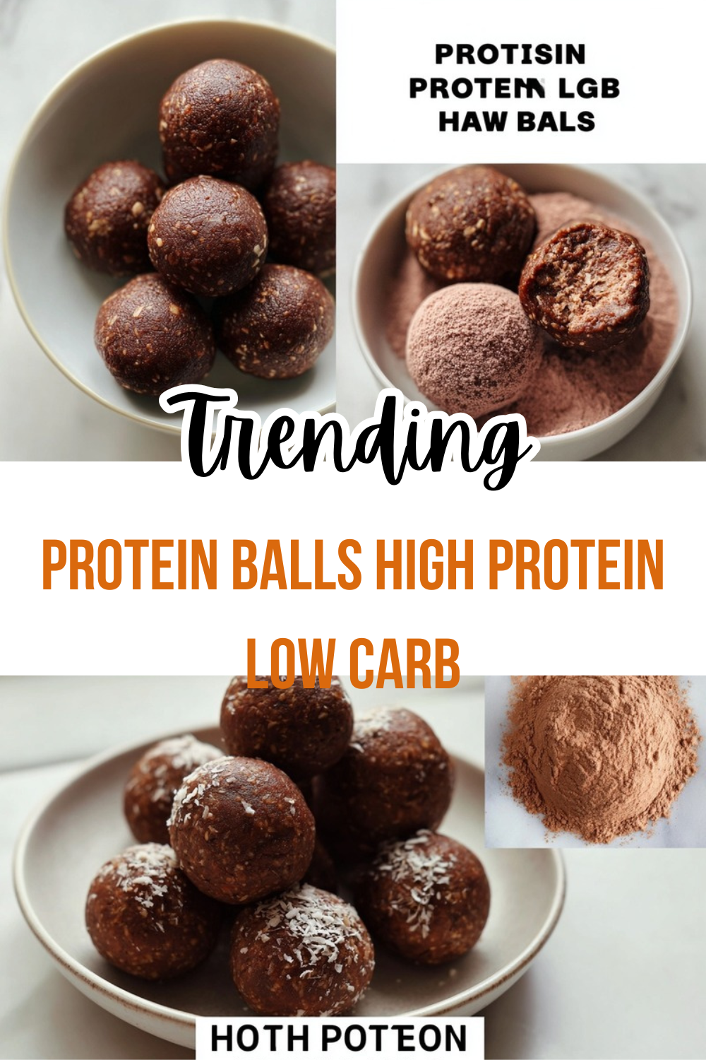 Protein Balls High Protein Low Carb