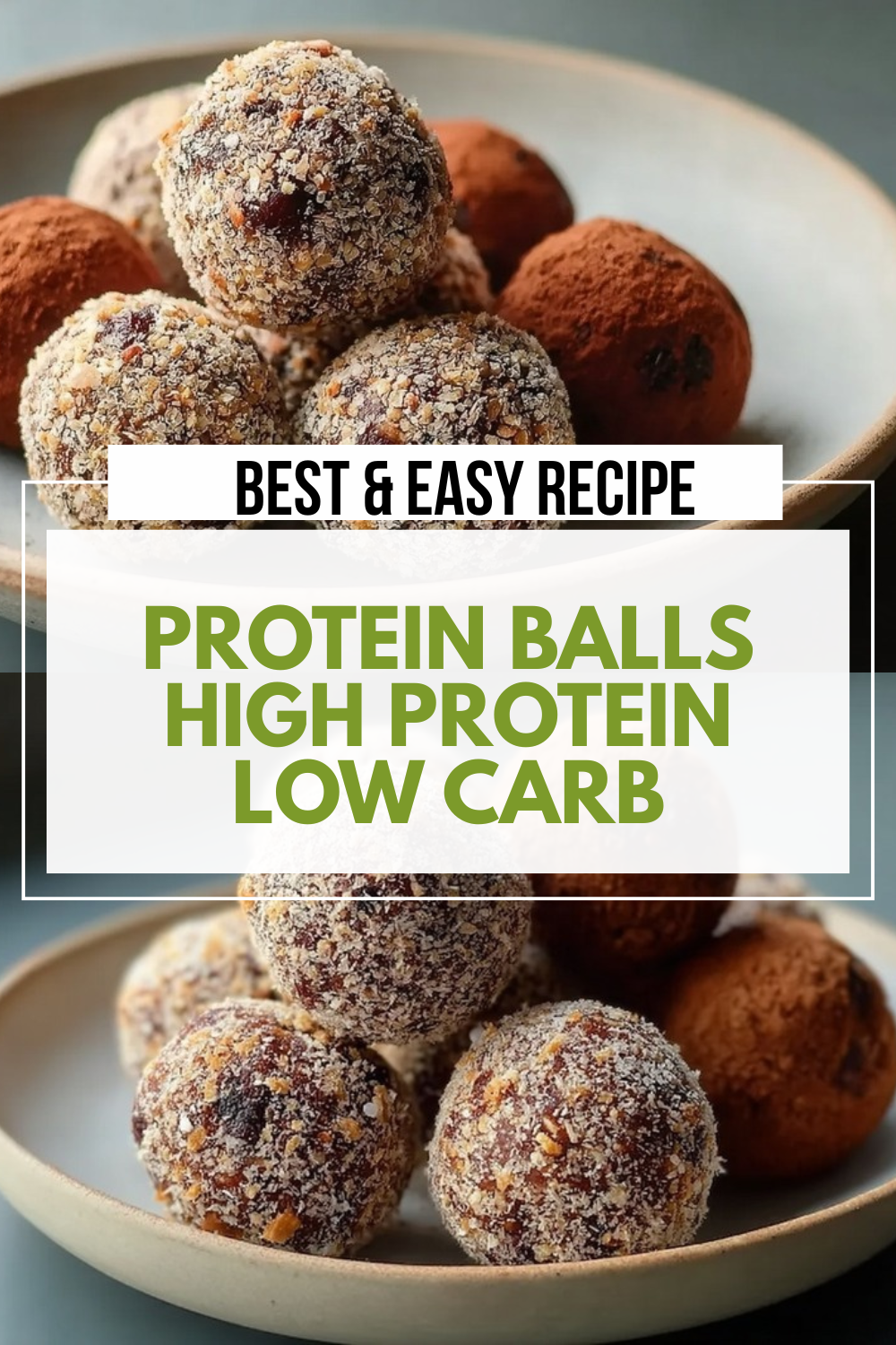 Protein Balls High Protein Low Carb