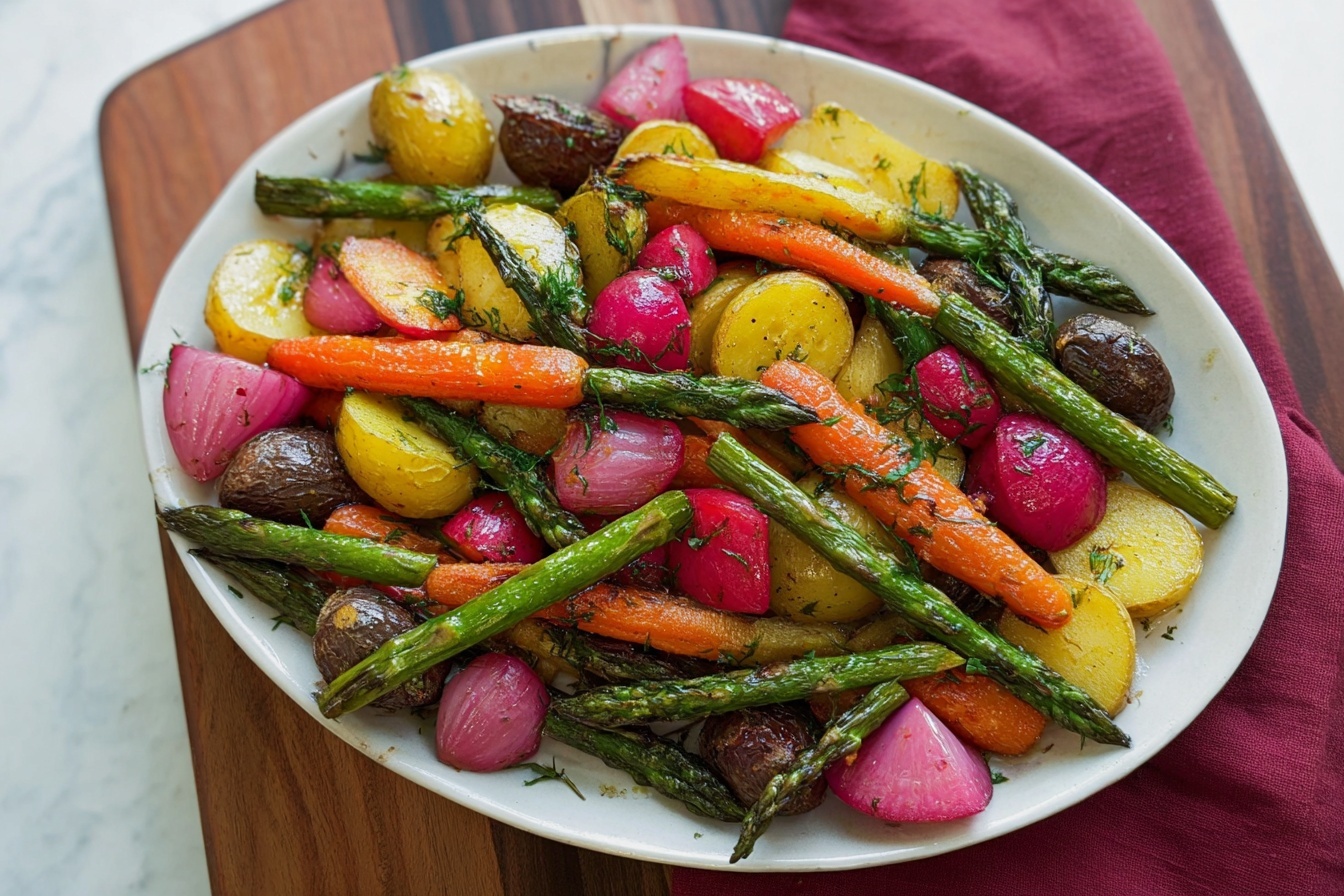 Roasted Spring Vegetables