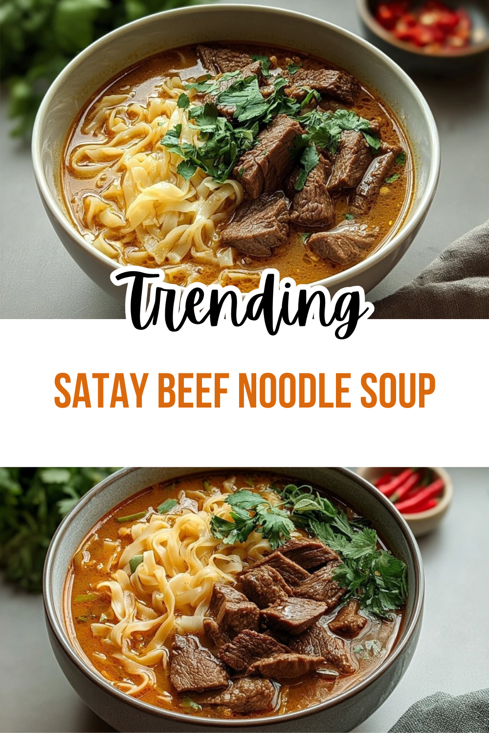 Satay Beef Noodle Soup