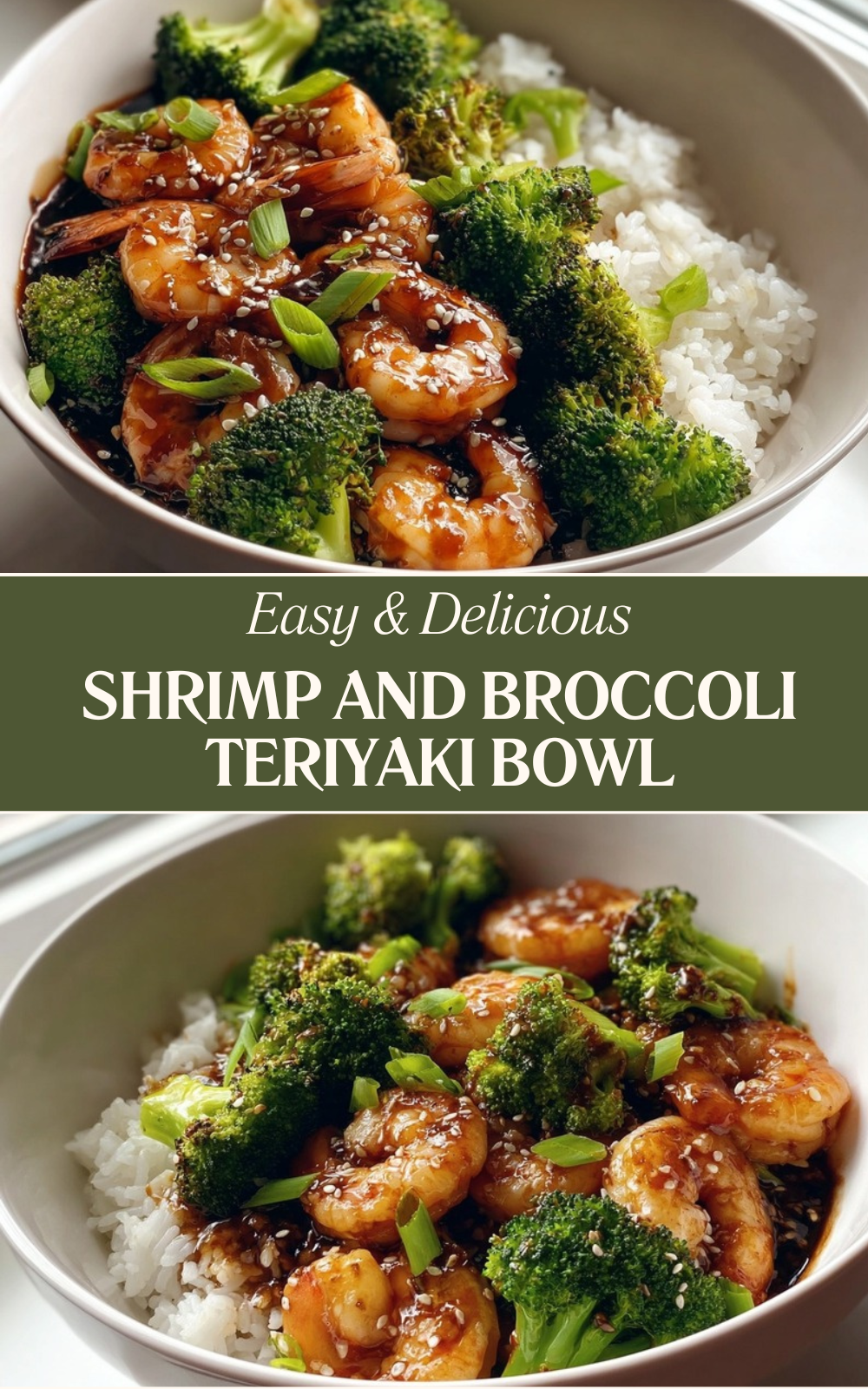 Shrimp And Broccoli Teriyaki Bowl