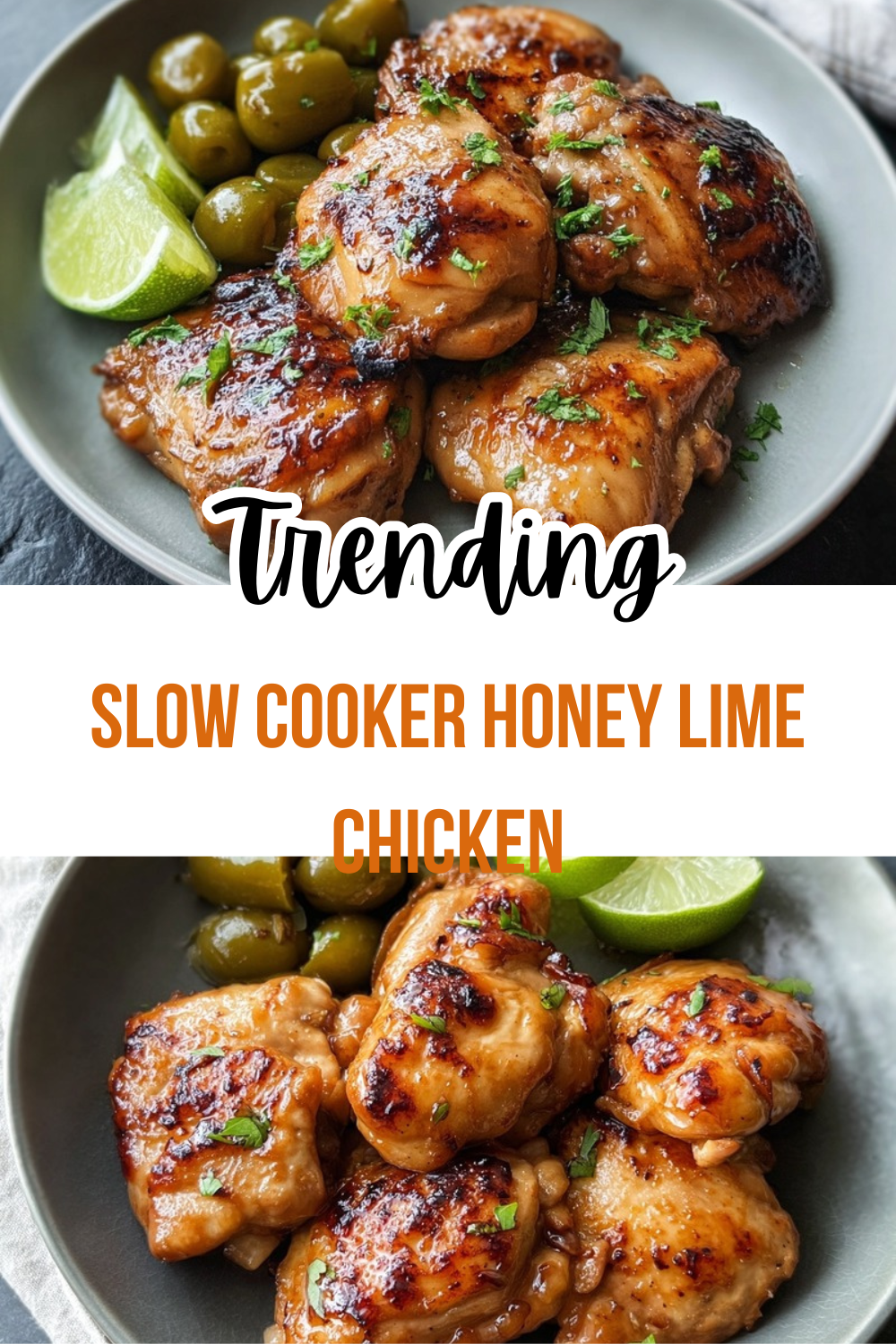 Slow Cooker Honey Lime Chicken