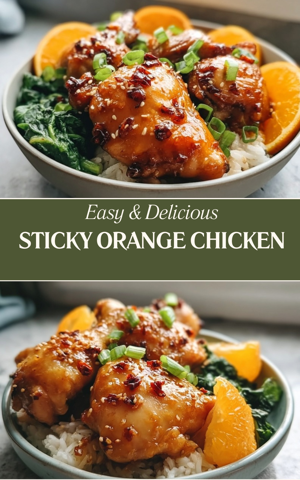 Sticky Orange Chicken