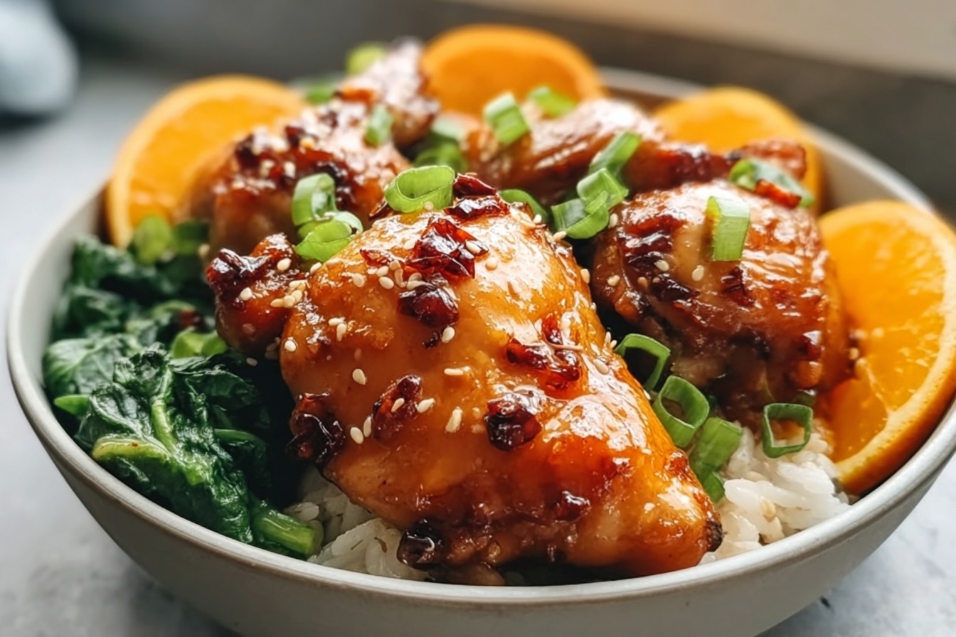 Sticky Orange Chicken