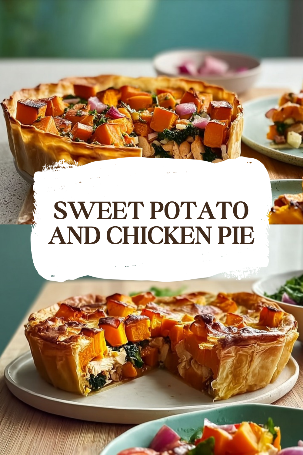 Sweet Potato And Chicken Pie
