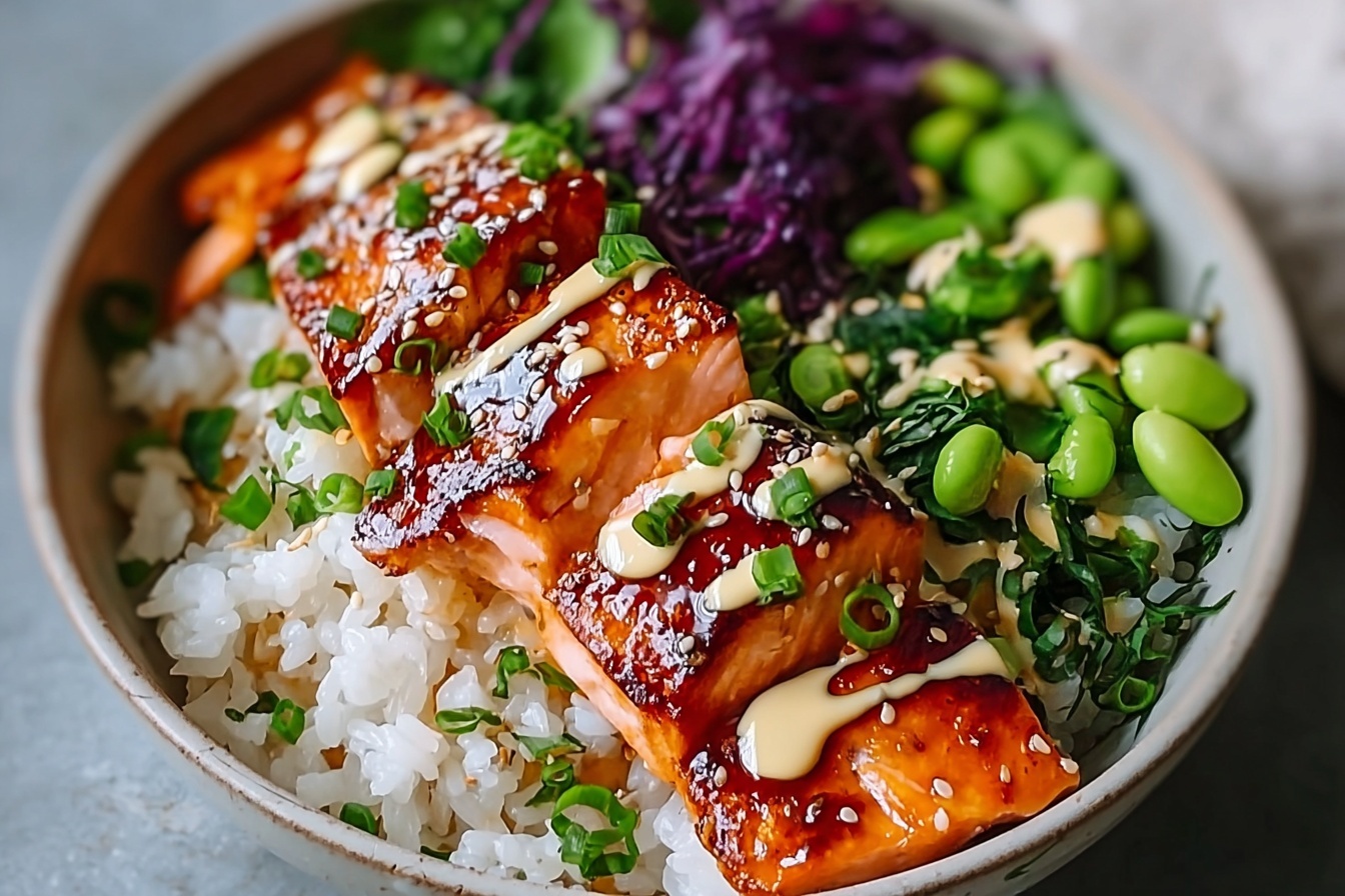 Teriyaki Salmon Bowl